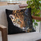 Jaguar Portrait I Throw Pillow By David Stribbling