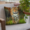 Jaguar Walk Throw Pillow By David Stribbling