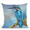 Kingfisher Ii Throw Pillow By David Stribbling