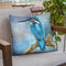 Kingfisher Ii Throw Pillow By David Stribbling