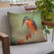 Kingfisher Perched Throw Pillow By David Stribbling