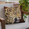 Leopard Growl Throw Pillow By David Stribbling