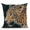 Leopard Head Side Throw Pillow By David Stribbling