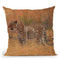 Leopard In The African Bush Throw Pillow By David Stribbling