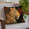 Leopard Looking Right Throw Pillow By David Stribbling