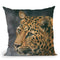 Leopard Portrait Throw Pillow By David Stribbling