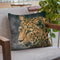 Leopard Portrait Throw Pillow By David Stribbling