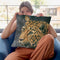 Leopard Portrait Throw Pillow By David Stribbling