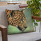 Leopard Profile Ii Throw Pillow By David Stribbling