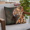 Leopard Profile Iii Throw Pillow By David Stribbling