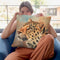 Leopard Study Iii Throw Pillow By David Stribbling