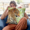 Leopard Tree Throw Pillow By David Stribbling