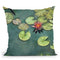 Lilies Throw Pillow By David Stribbling