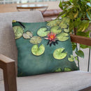 Lilies Throw Pillow By David Stribbling