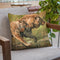 Lion And Lioness Throw Pillow By David Stribbling