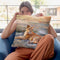 Lion Cub Resting Throw Pillow By David Stribbling