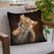 Lion Cub Tree Throw Pillow By David Stribbling