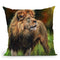 Lion Full Length Throw Pillow By David Stribbling
