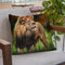 Lion Full Length Throw Pillow By David Stribbling