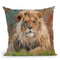 Lion Iv Throw Pillow By David Stribbling
