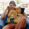 Lion Love Throw Pillow By David Stribbling