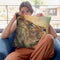 Lion Profile Throw Pillow By David Stribbling