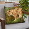 Lion Siblings Throw Pillow By David Stribbling