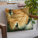 Lion Sleeps Throw Pillow By David Stribbling