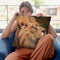 Lion Ii Throw Pillow By David Stribbling