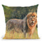Lion Throw Pillow By David Stribbling