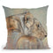Lioness I Throw Pillow By David Stribbling