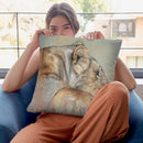 Lioness I Throw Pillow By David Stribbling