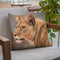Lioness Portrait Throw Pillow By David Stribbling