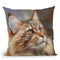 Maincoon Throw Pillow By David Stribbling