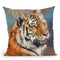 Majestic Tiger Throw Pillow By David Stribbling