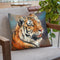 Majestic Tiger Throw Pillow By David Stribbling
