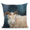 Mountain Goat I Throw Pillow By David Stribbling