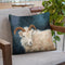 Mountain Goat I Throw Pillow By David Stribbling