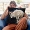 Mountain Goat Throw Pillow By David Stribbling
