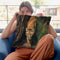 Mountain Lion Throw Pillow By David Stribbling