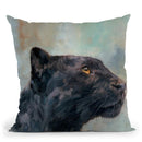 Panther Throw Pillow By David Stribbling