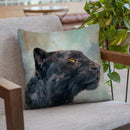 Panther Throw Pillow By David Stribbling