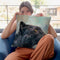 Panther Throw Pillow By David Stribbling