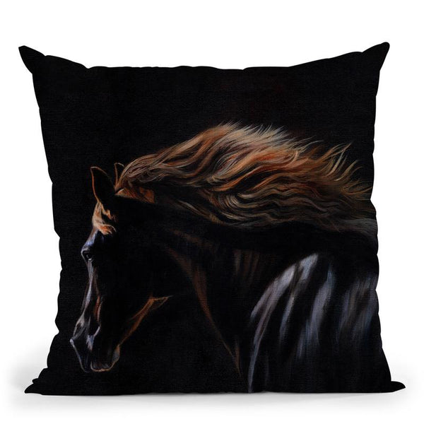 Peruvian Paso Throw Pillow By David Stribbling