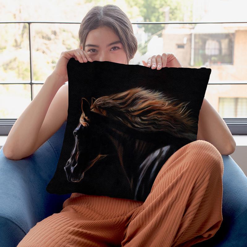 Peruvian Paso Throw Pillow By David Stribbling