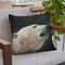 Polar Bear Portrait Throw Pillow By David Stribbling