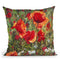 Poppies Throw Pillow By David Stribbling