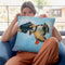 Puffin Throw Pillow By David Stribbling