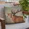 Red Deer Iii Throw Pillow By David Stribbling