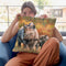 Rhinos Throw Pillow By David Stribbling
